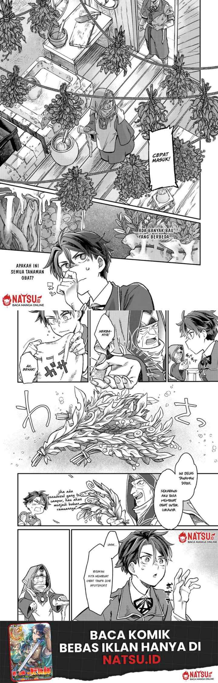 Sekai de Yuuitsu no Tenshokushi: Job Hopper na Ore wa, Isekai de Subete no Job wo Kiwameru Koto ni Shita chapter 4 halaman 8