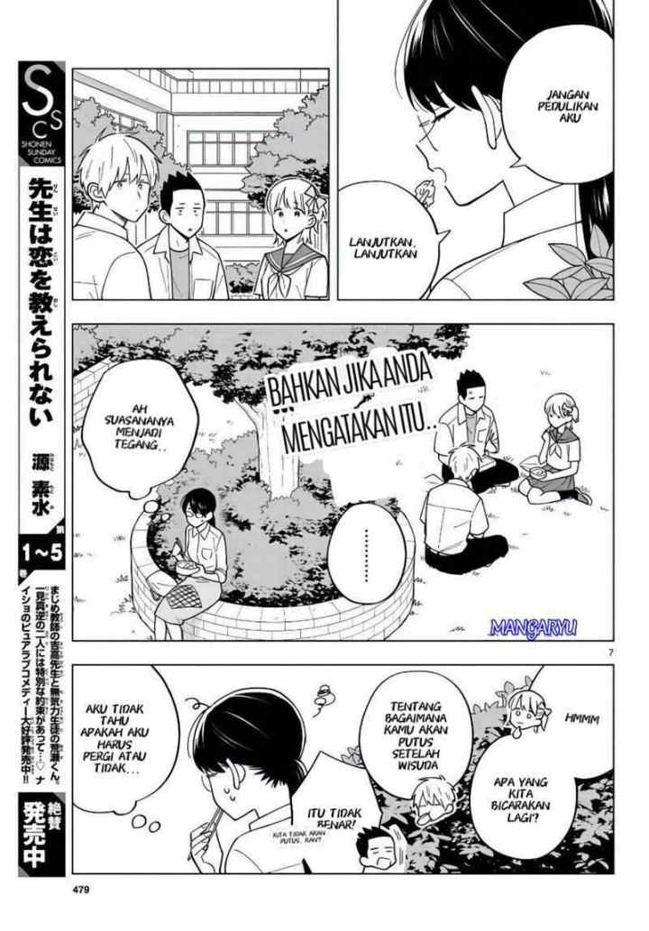 Sensei wa Koi wo Oshierarenai chapter 40 halaman 6