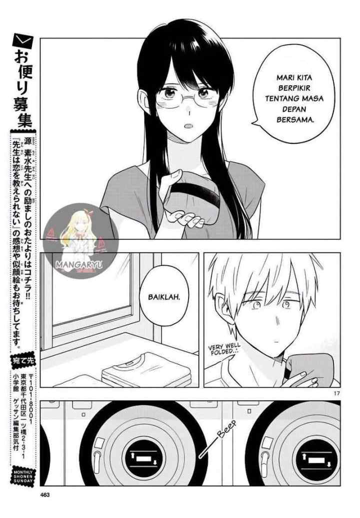 Sensei wa Koi wo Oshierarenai chapter 41.1 halaman 5