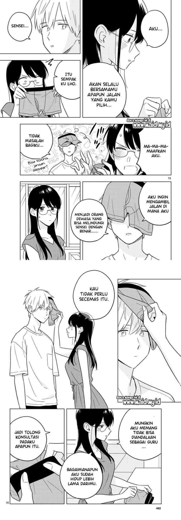 Sensei wa Koi wo Oshierarenai chapter 41.2 halaman 9