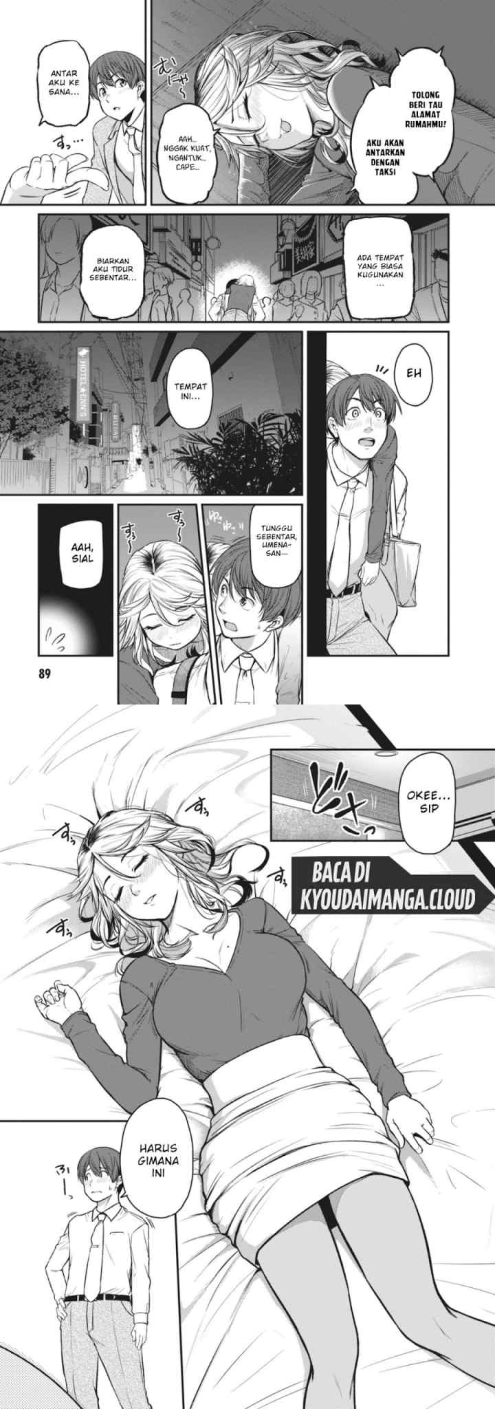 Shigoto Kaeri, Dokushin no Bijin Doushi ni Tanomarete chapter 16 halaman 8