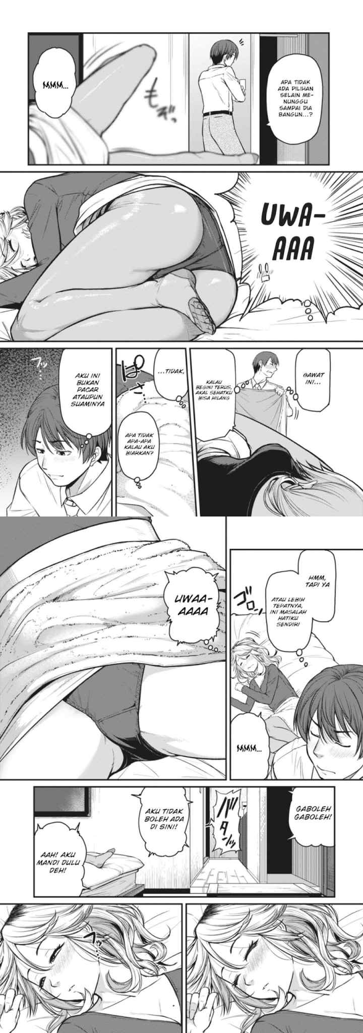 Shigoto Kaeri, Dokushin no Bijin Doushi ni Tanomarete chapter 16 halaman 9