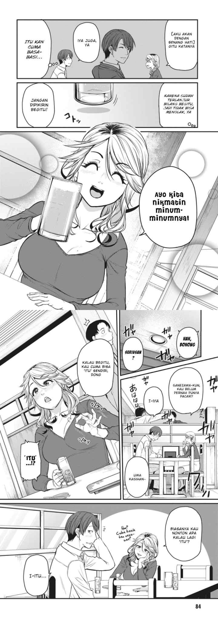 Shigoto Kaeri, Dokushin no Bijin Doushi ni Tanomarete chapter 16 halaman 5