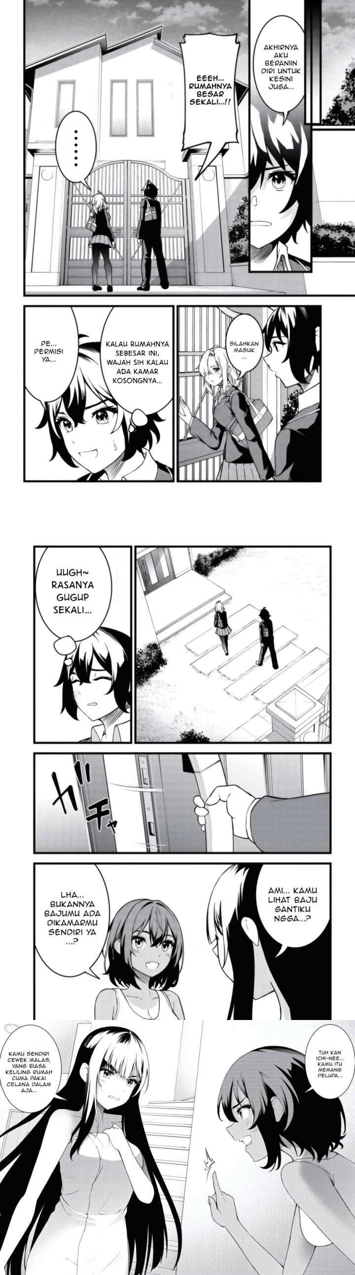 Tensai Bishoujo Sanshimai wa Isourou ni Dake Choro Kawaii chapter 1 halaman 14