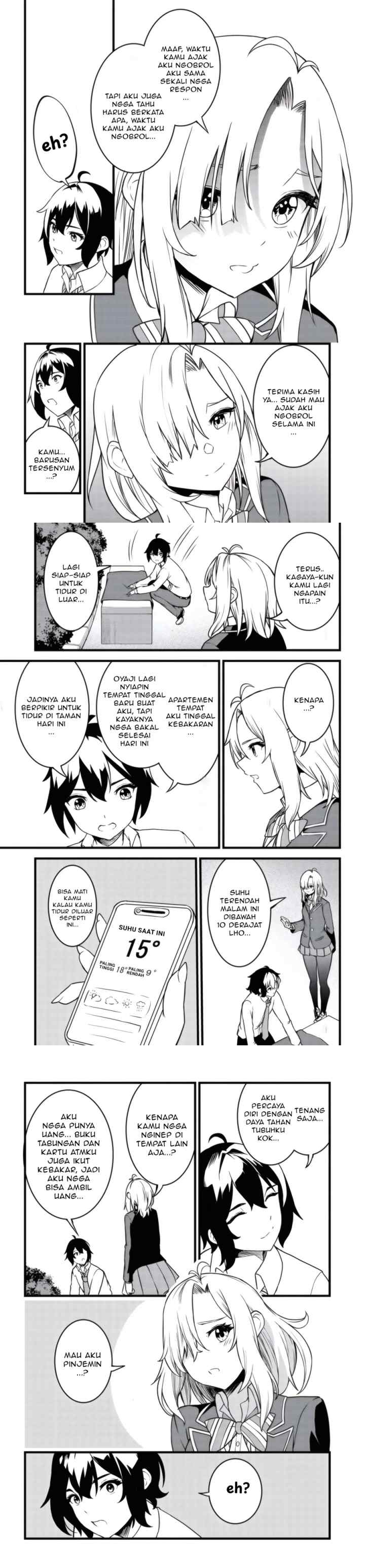 Tensai Bishoujo Sanshimai wa Isourou ni Dake Choro Kawaii chapter 1 halaman 12