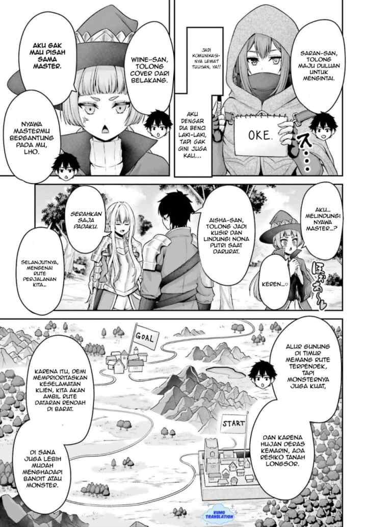 Tensei Shita Kuukan Mahoutsukai wa Shoutai Kakushite Medachitai! chapter 5.1 halaman 8