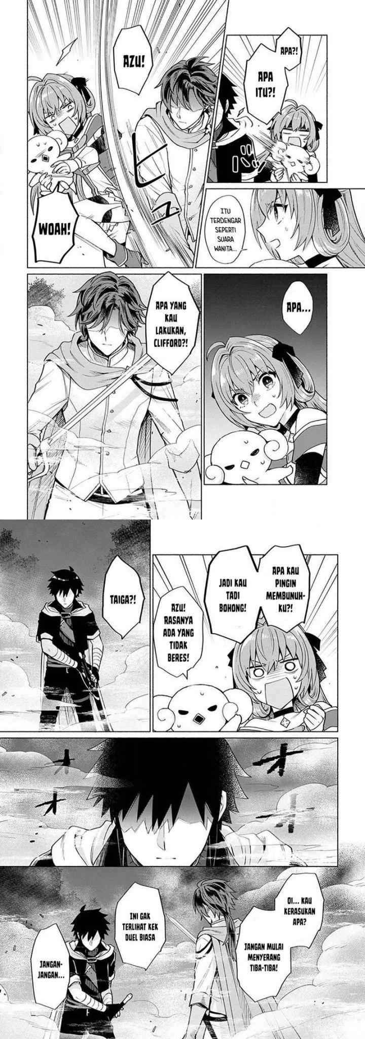 Tensei Shitara Ore ga Heroine de Aitsu ga Yuusha datta chapter 16 halaman 4