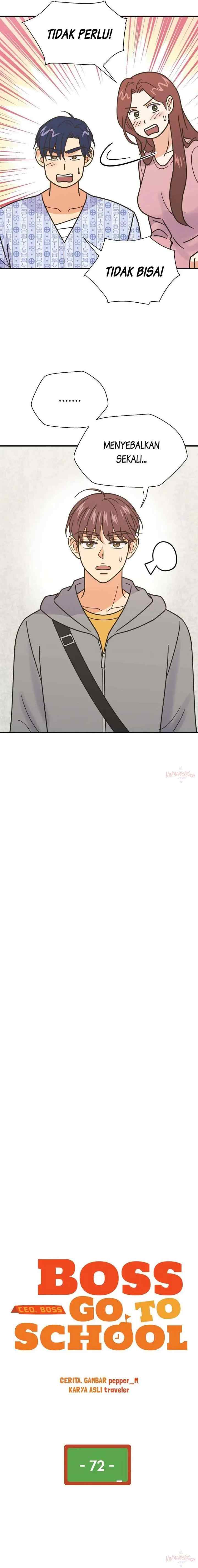 The Boss Go to School chapter 72 halaman 9