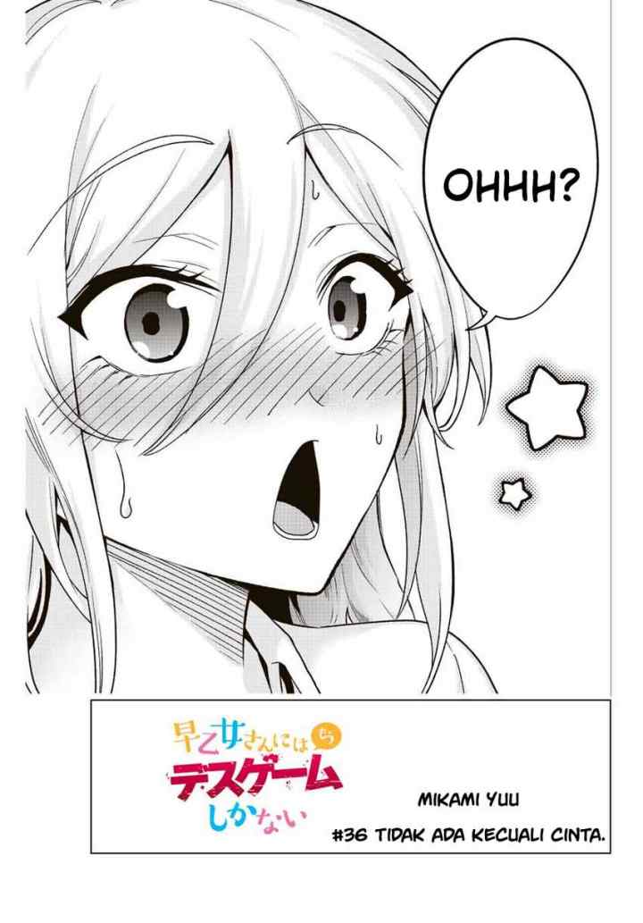 The Death Game Is All That Saotome-san Has Left chapter 36 halaman 6