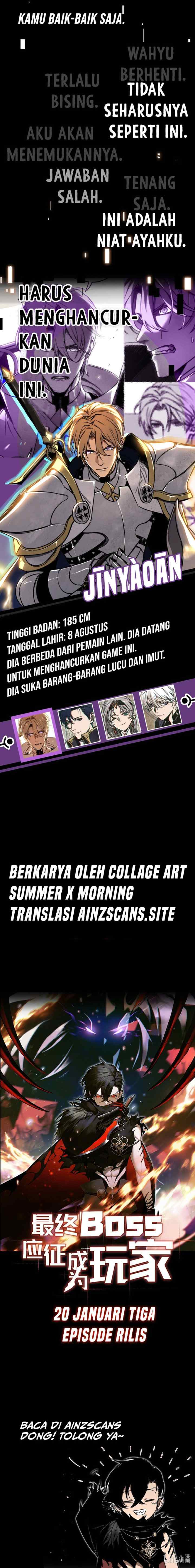 The Final Boss, Applying to Become a Player chapter 0 halaman 5