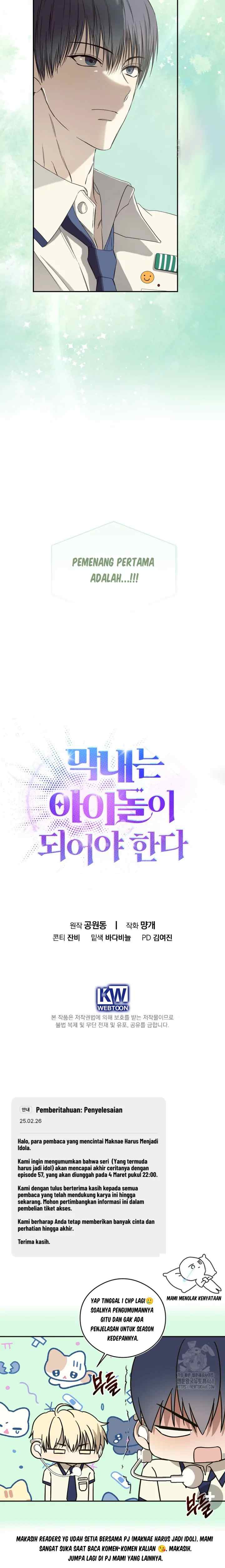 The Maknae Has to Be an Idol chapter 56 halaman 19