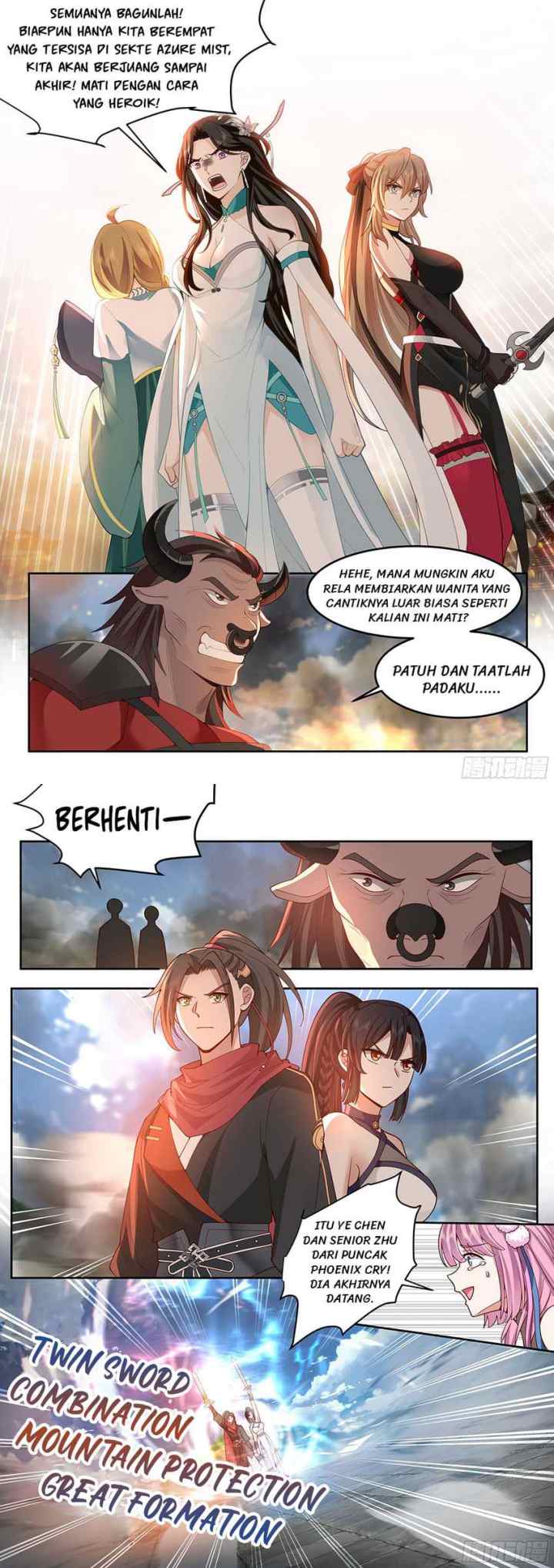 The Villain's Senior Brother And His Junior Sisters Are All Yanderes chapter 14 halaman 4
