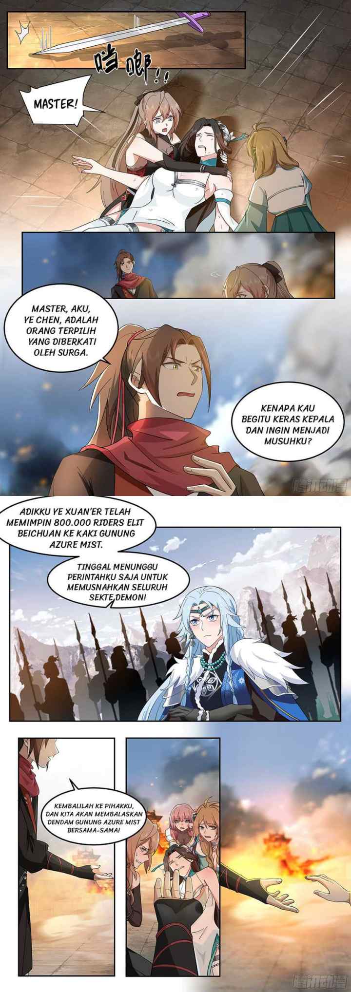 The Villain's Senior Brother And His Junior Sisters Are All Yanderes chapter 14 halaman 7