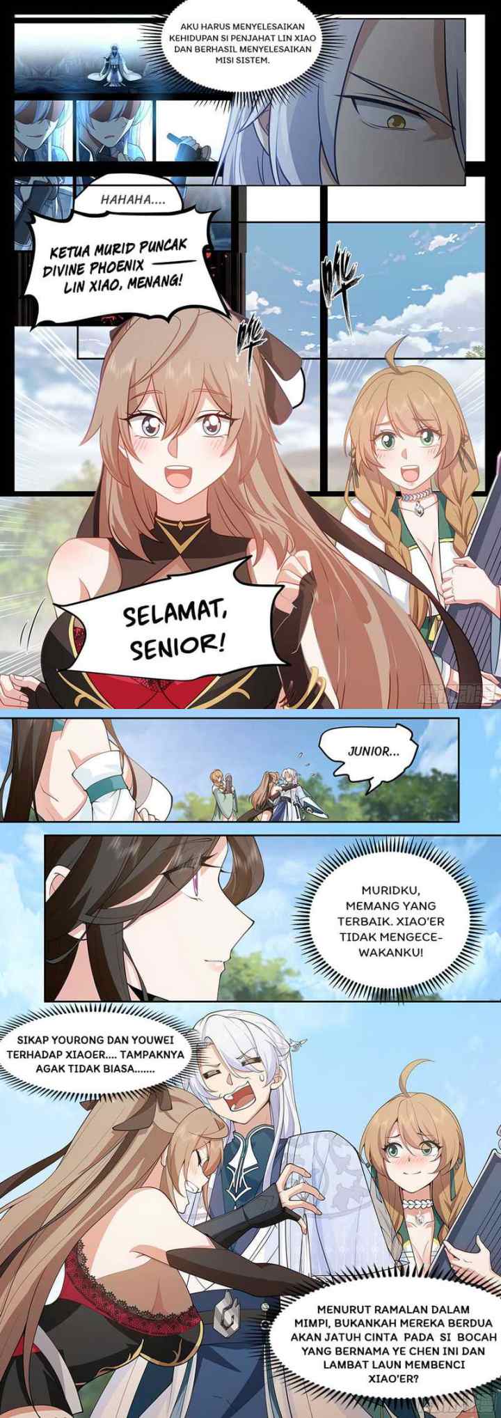 The Villain's Senior Brother And His Junior Sisters Are All Yanderes chapter 23 halaman 4