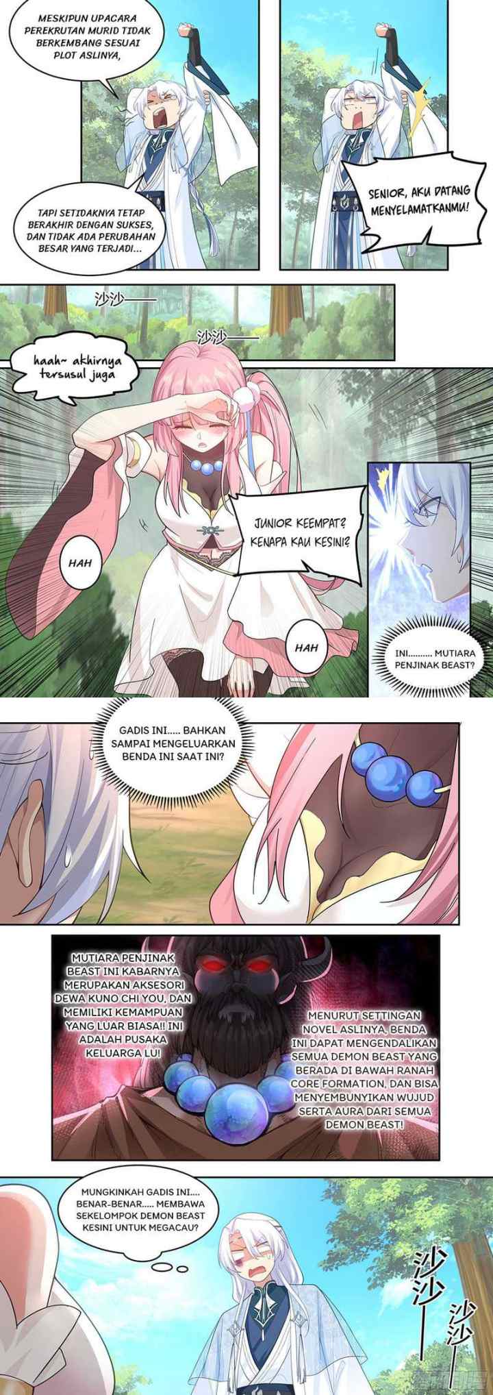 The Villain's Senior Brother And His Junior Sisters Are All Yanderes chapter 23 halaman 9