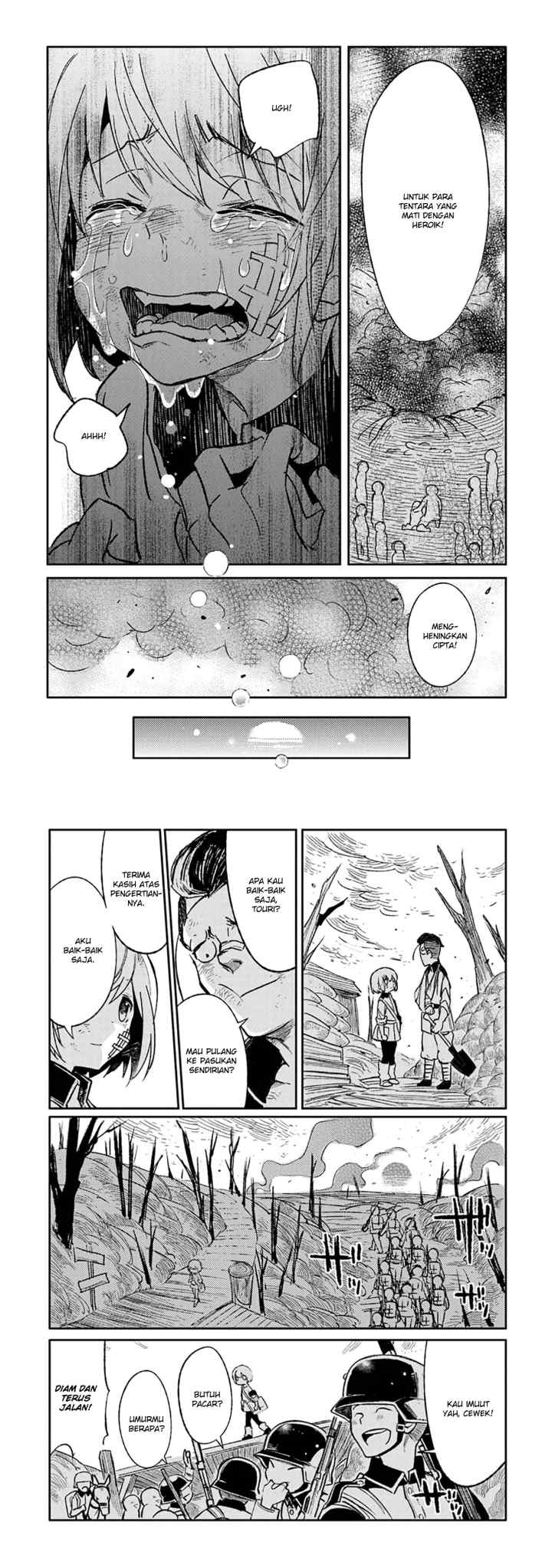 TS Eiseihei-san no Senjou Nikki chapter 7 halaman 14
