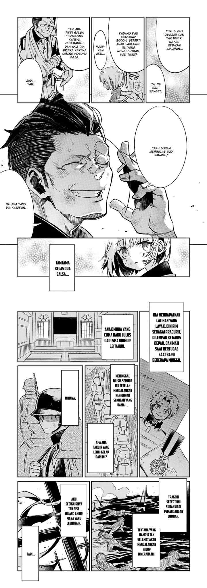 TS Eiseihei-san no Senjou Nikki chapter 7 halaman 12