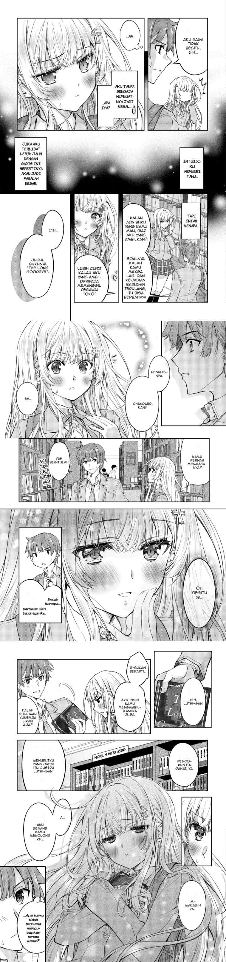 Tsundere Hokuou Bishoujo no Classmate ga, Kon'yakusha ni Natta Totan ni Dere Ippentou ni Natte Shimatta Ken ni Tsuite chapter 1 halaman 5