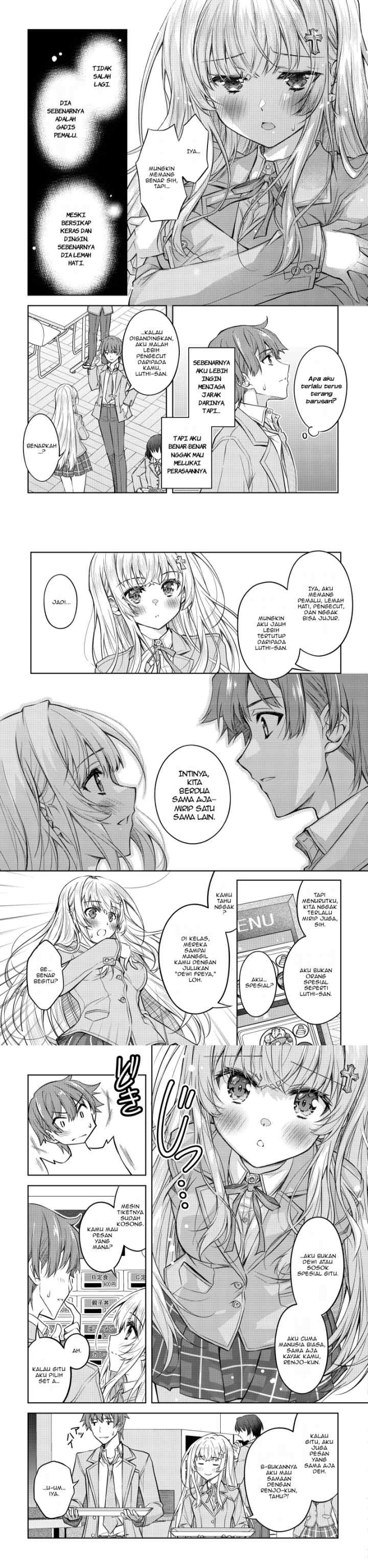 Tsundere Hokuou Bishoujo no Classmate ga, Kon'yakusha ni Natta Totan ni Dere Ippentou ni Natte Shimatta Ken ni Tsuite chapter 1 halaman 11