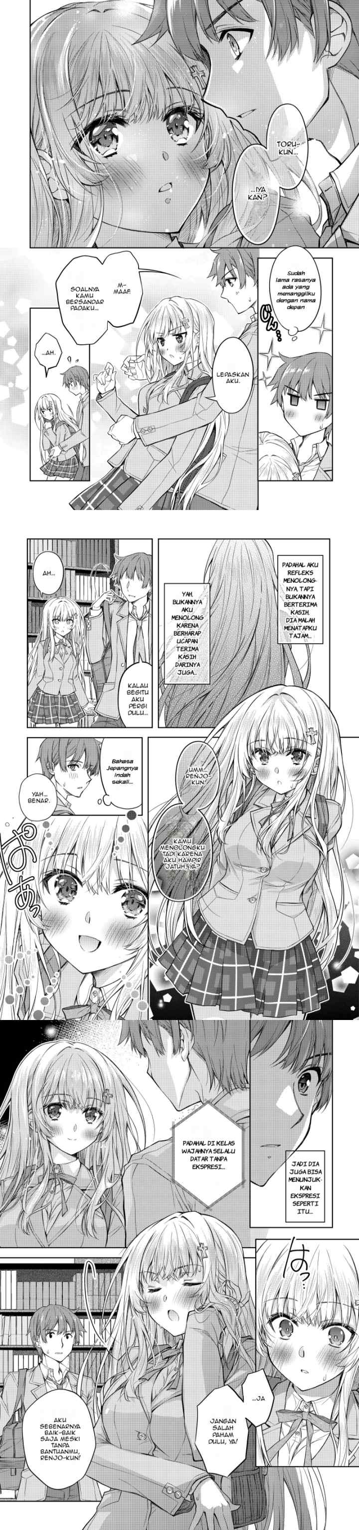 Tsundere Hokuou Bishoujo no Classmate ga, Kon'yakusha ni Natta Totan ni Dere Ippentou ni Natte Shimatta Ken ni Tsuite chapter 1 halaman 4