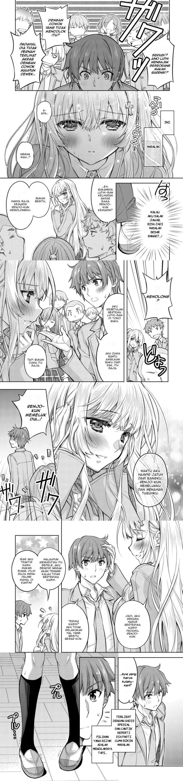 Tsundere Hokuou Bishoujo no Classmate ga, Kon'yakusha ni Natta Totan ni Dere Ippentou ni Natte Shimatta Ken ni Tsuite chapter 1 halaman 8