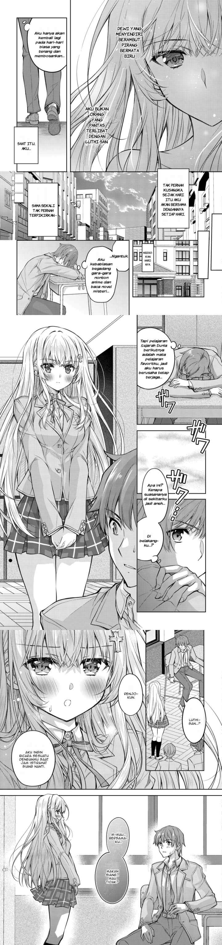 Tsundere Hokuou Bishoujo no Classmate ga, Kon'yakusha ni Natta Totan ni Dere Ippentou ni Natte Shimatta Ken ni Tsuite chapter 1 halaman 7