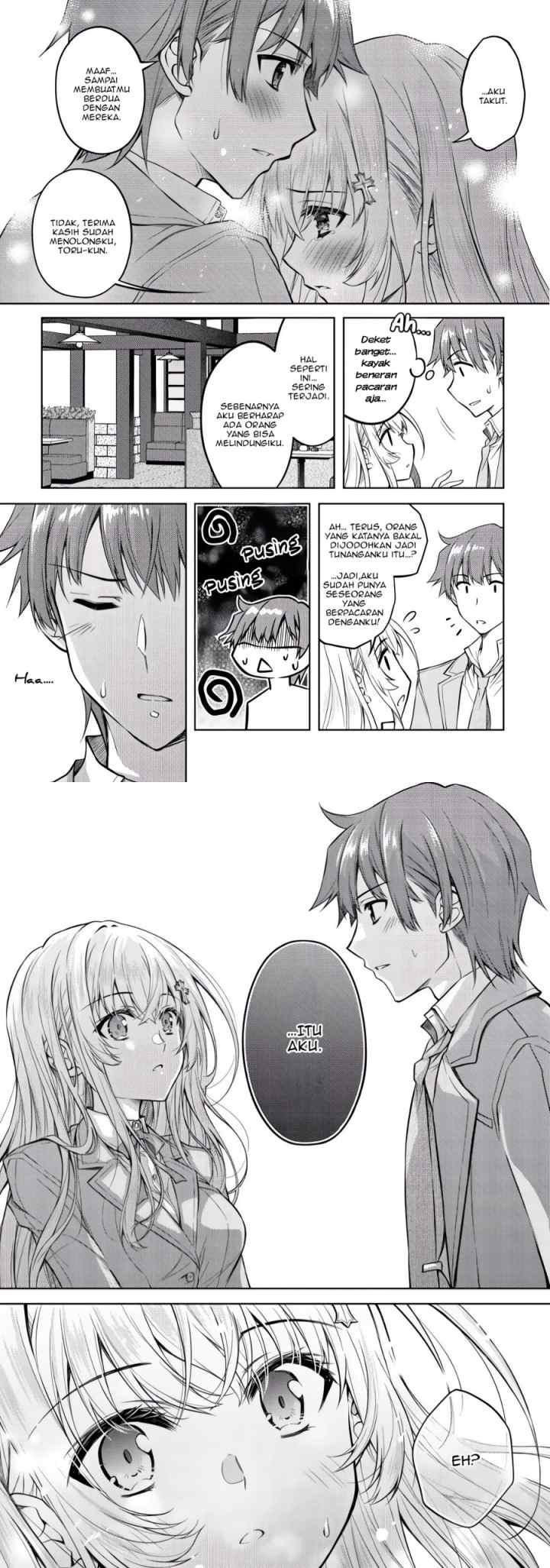 Tsundere Hokuou Bishoujo no Classmate ga, Kon'yakusha ni Natta Totan ni Dere Ippentou ni Natte Shimatta Ken ni Tsuite chapter 2 halaman 9