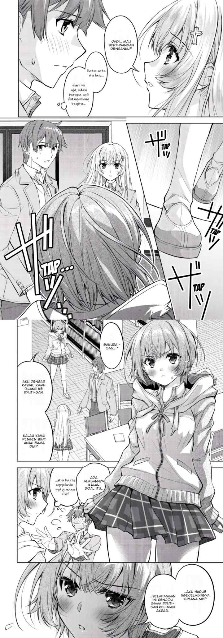 Tsundere Hokuou Bishoujo no Classmate ga, Kon'yakusha ni Natta Totan ni Dere Ippentou ni Natte Shimatta Ken ni Tsuite chapter 3 halaman 10