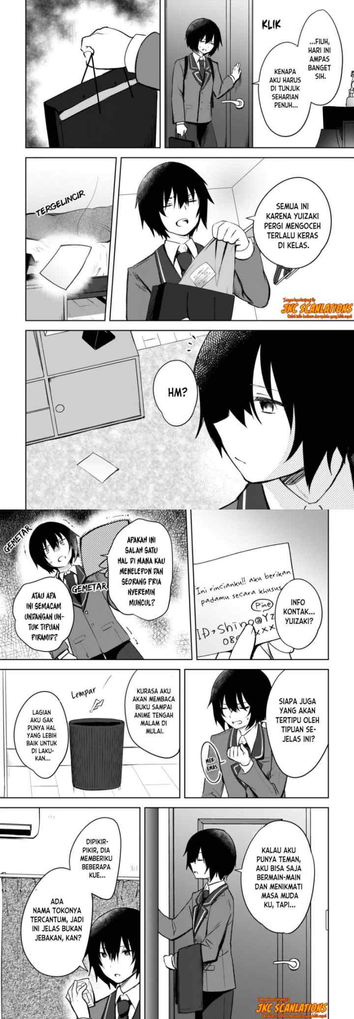 Ushiro no Seki no Gal ni Sukarete Shimatta chapter 1 halaman 9