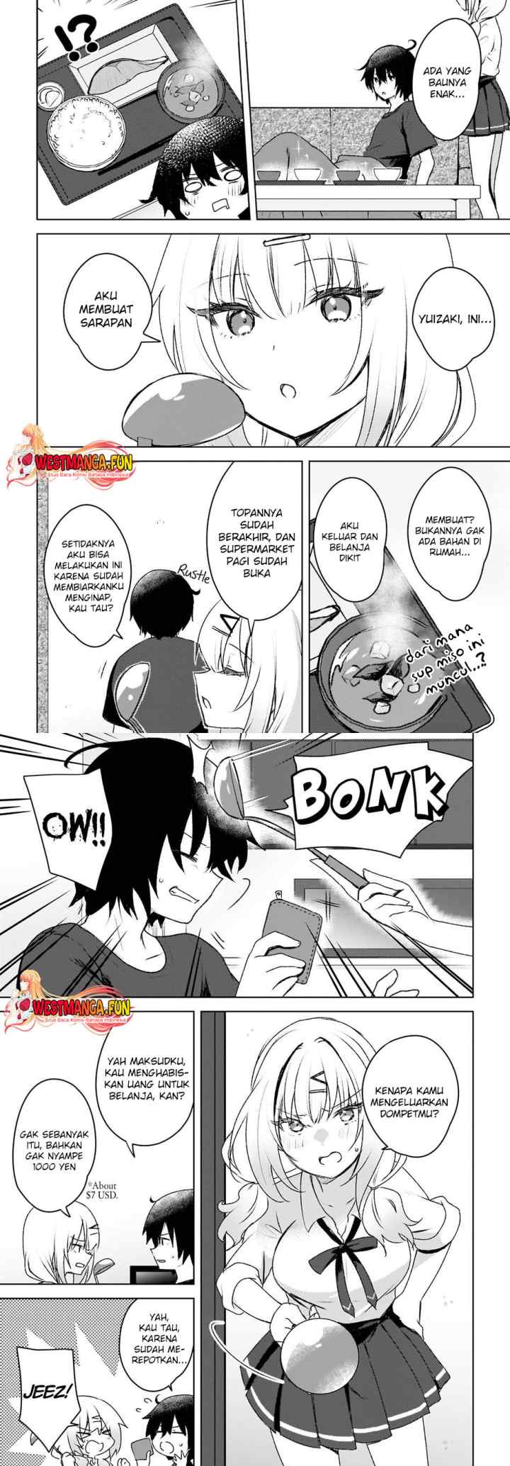 Ushiro no Seki no Gal ni Sukarete Shimatta chapter 3 halaman 8