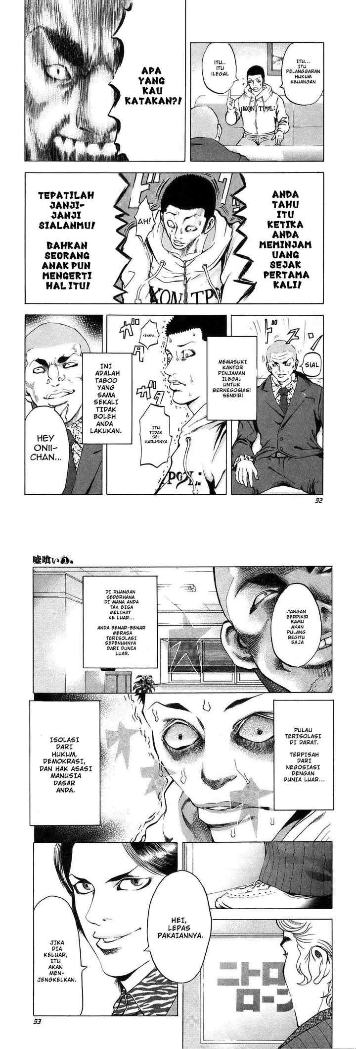 Usogui chapter 2 halaman 6