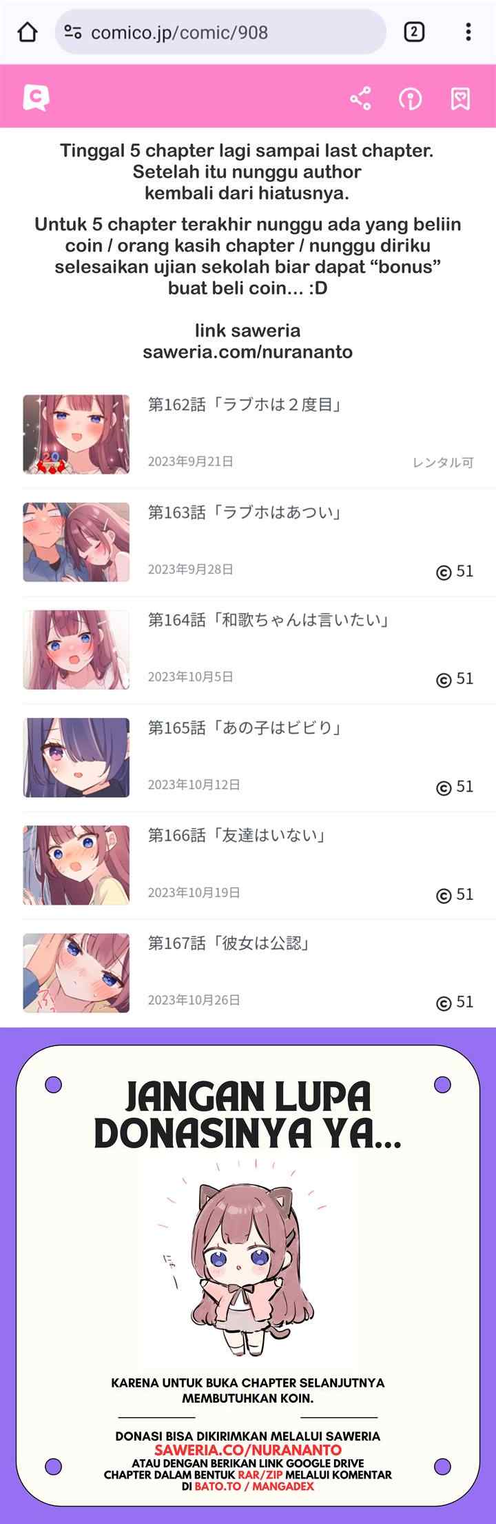 Waka-chan Is Flirty Again chapter 162 halaman 18
