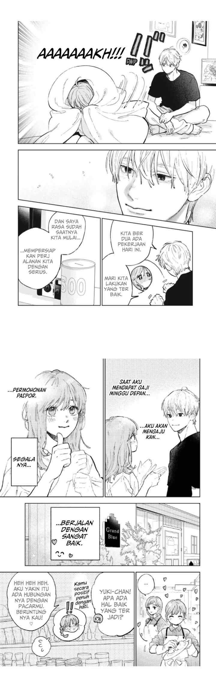 Yubisaki to Renren chapter 50 halaman 14