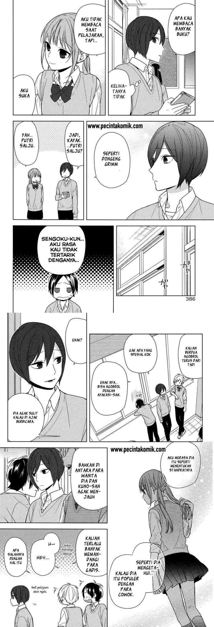 Horimiya chapter 70 halaman 4