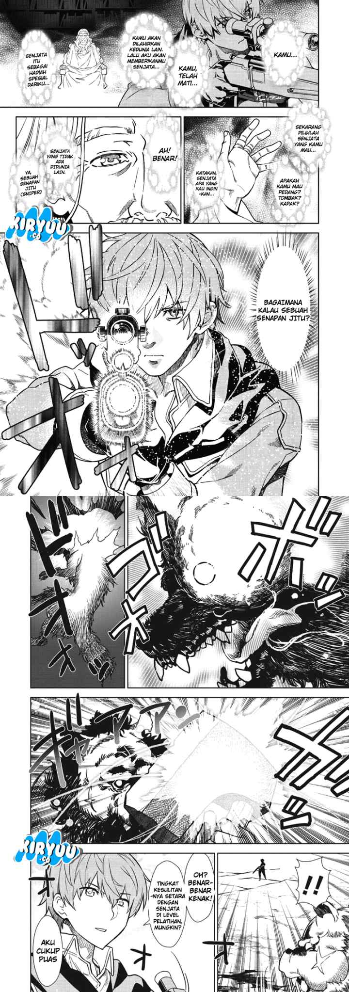 Magan to Dangan o Tsukatte Isekai o Buchinuku! chapter 1 halaman 5