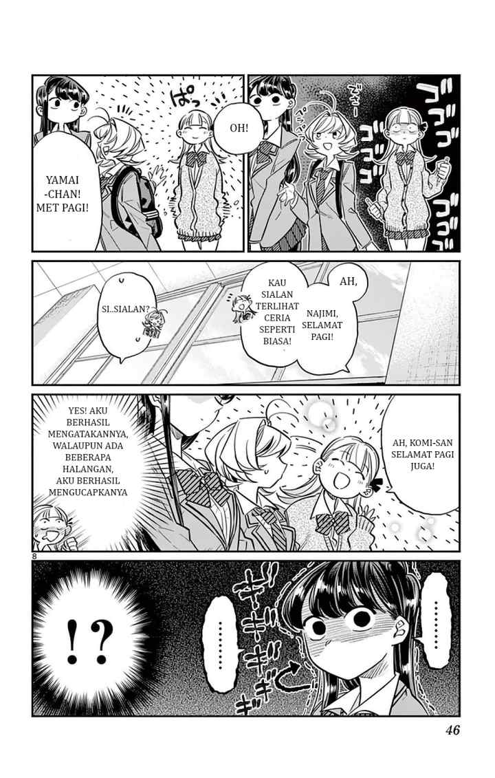 Komi-san wa Komyushou Desu chapter 23 halaman 8