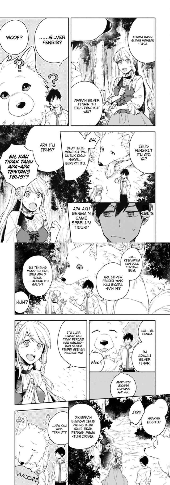 Isekai Tensei Shitara Aiken ga Saikyou ni Narimashita: Silver Fenrir to Ore ga Isekai Kurashi wo Hajimetara chapter 1 halaman 15