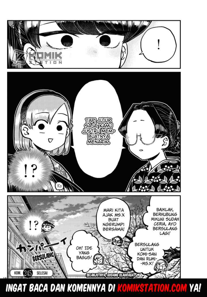 Komi-san wa Komyushou Desu chapter 245 halaman 19