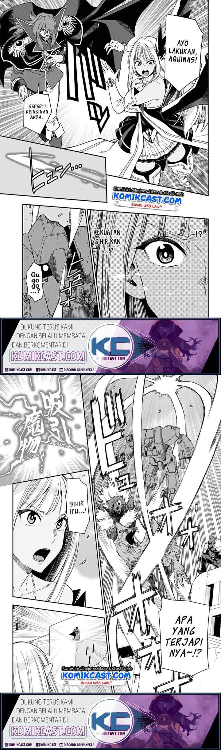 Konjiki no Moji Tsukai: Yuusha Yonin ni Makikomareta Unique Cheat chapter 66 halaman 11