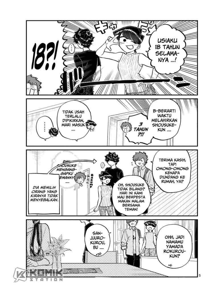Komi-san wa Komyushou Desu chapter 207 halaman 6