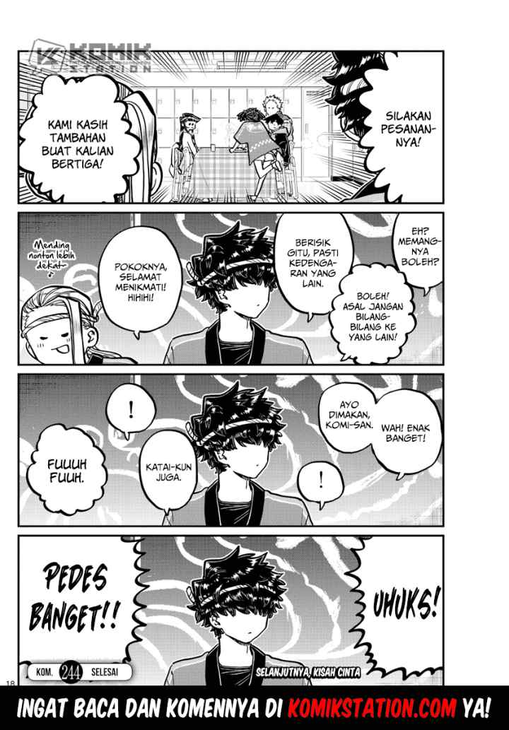 Komi-san wa Komyushou Desu chapter 244 halaman 19