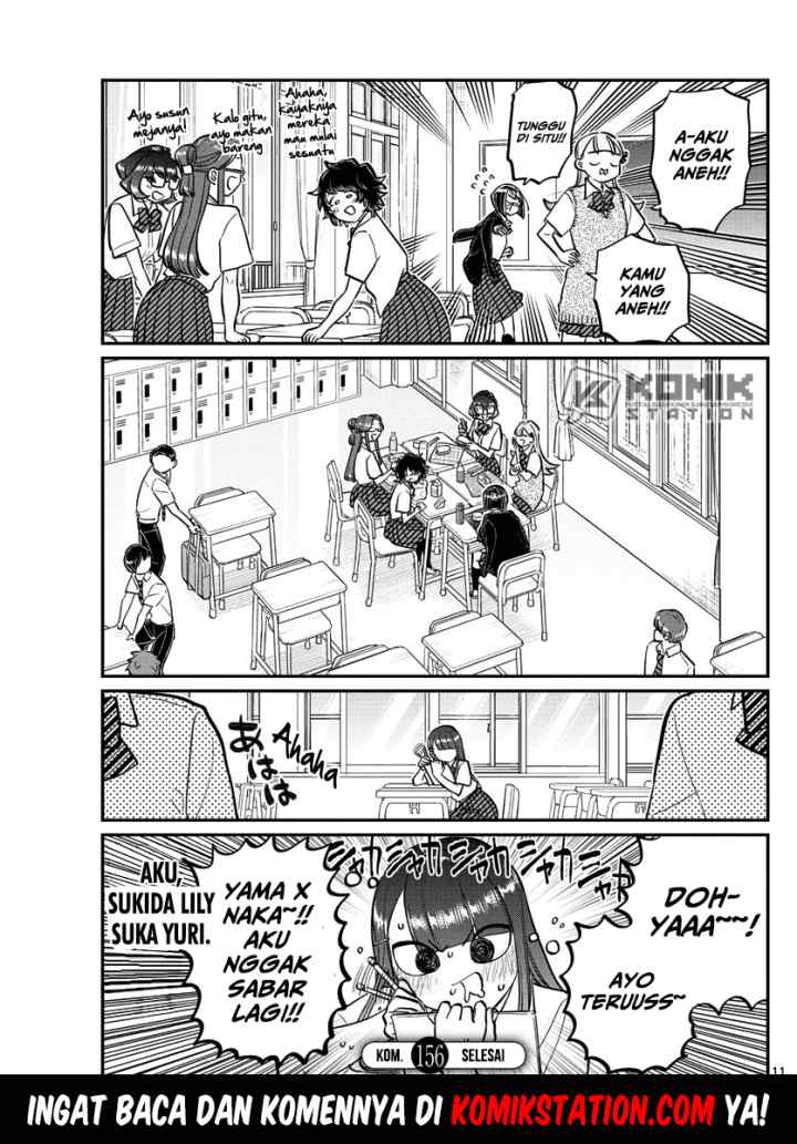 Komi-san wa Komyushou Desu chapter 156 halaman 13