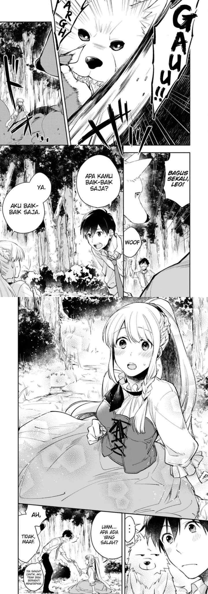 Isekai Tensei Shitara Aiken ga Saikyou ni Narimashita: Silver Fenrir to Ore ga Isekai Kurashi wo Hajimetara chapter 1 halaman 14