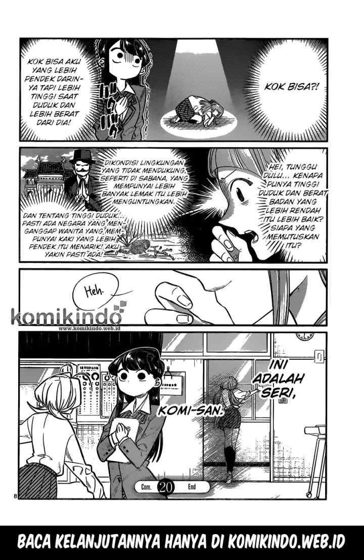 Komi-san wa Komyushou Desu chapter 20 halaman 8