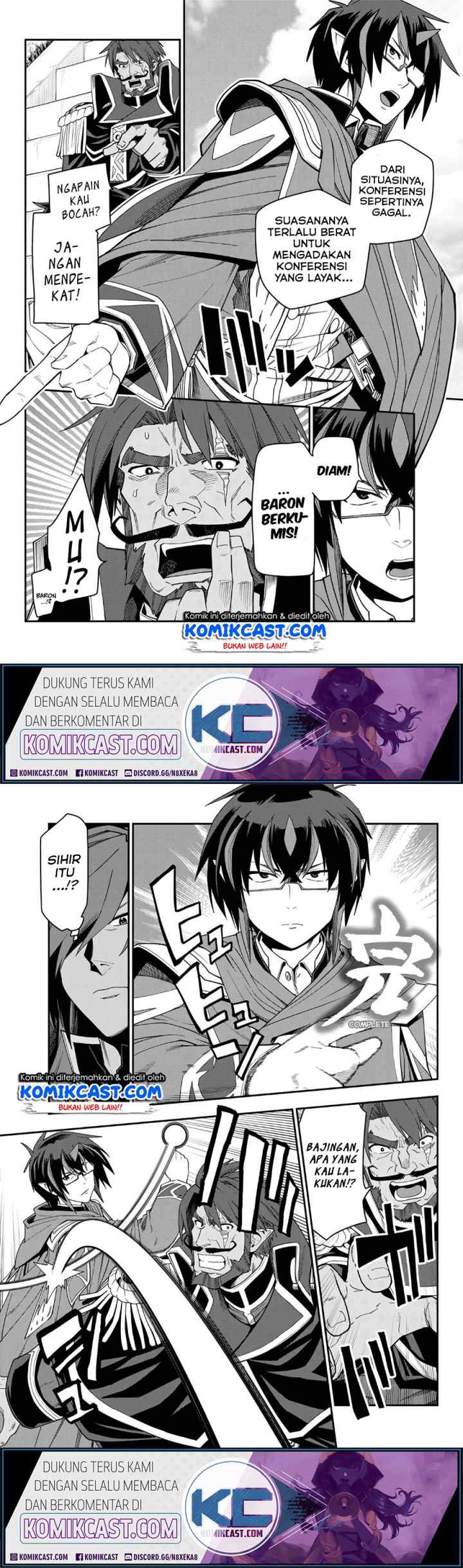 Konjiki no Moji Tsukai: Yuusha Yonin ni Makikomareta Unique Cheat chapter 64 halaman 4