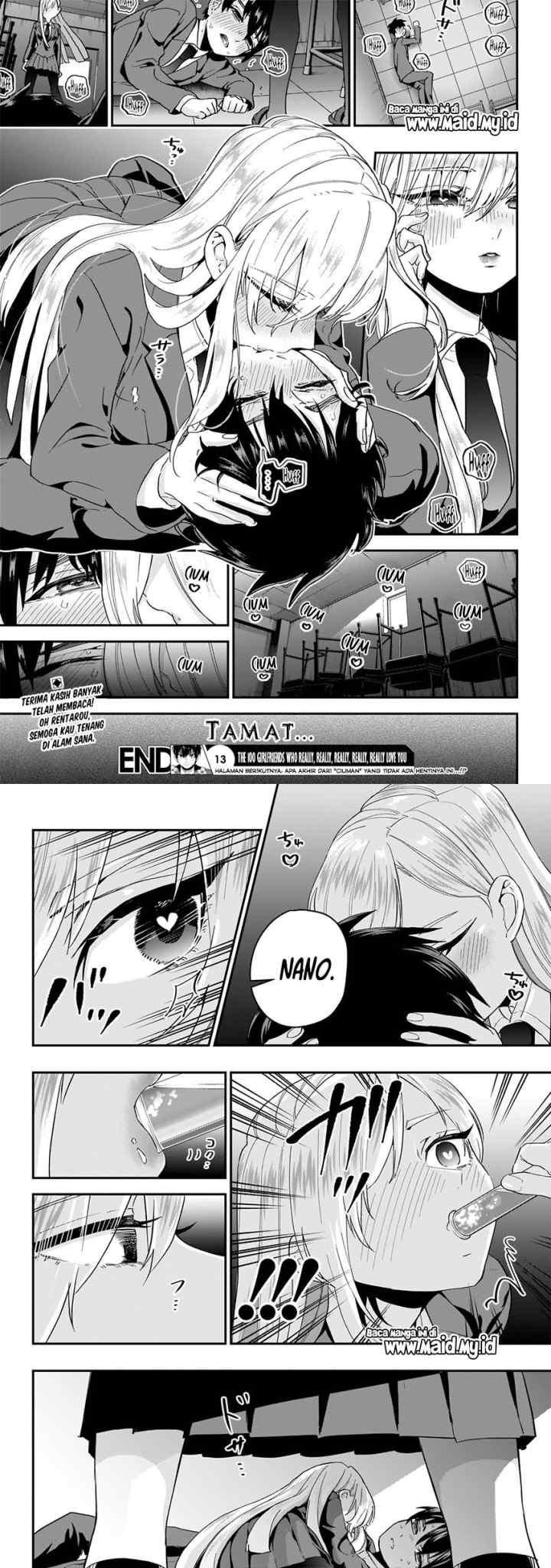 Kimi no Koto ga Dai Dai Dai Dai Daisuki na 100-ri no Kanojo chapter 13 halaman 8