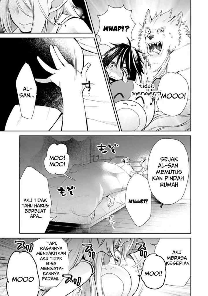 Saikyou no Madoshi. Hisa ni Ya wo Ukete Shimatta no de Inaka no Eihei ni Naru chapter 27.3 halaman 12