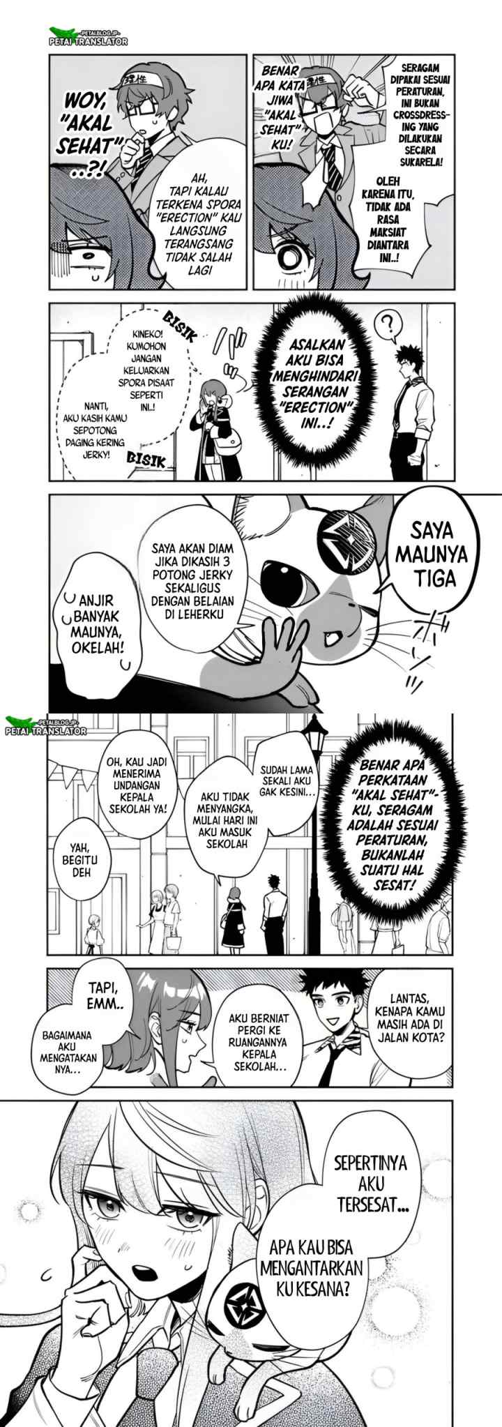 Danshi Koukousei wa Isekai de JK ni Natta chapter 7 halaman 6