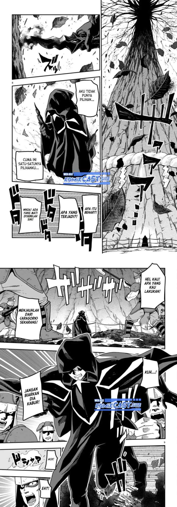Konjiki no Moji Tsukai: Yuusha Yonin ni Makikomareta Unique Cheat chapter 86 halaman 6