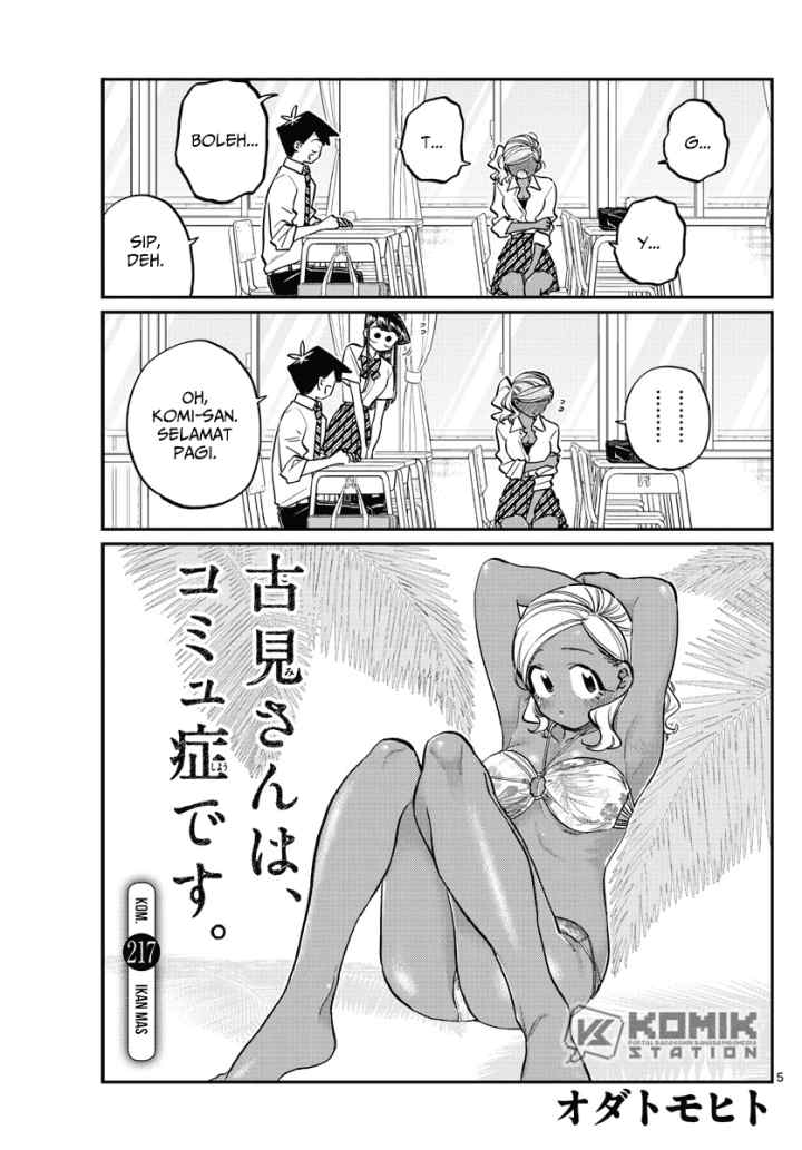Komi-san wa Komyushou Desu chapter 217 halaman 6